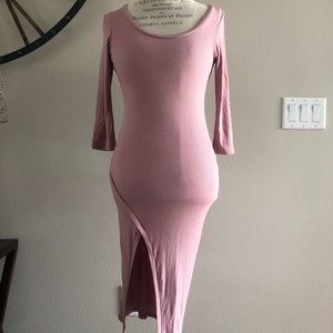 Double Take Dress - Mauve- small- fashionnova
